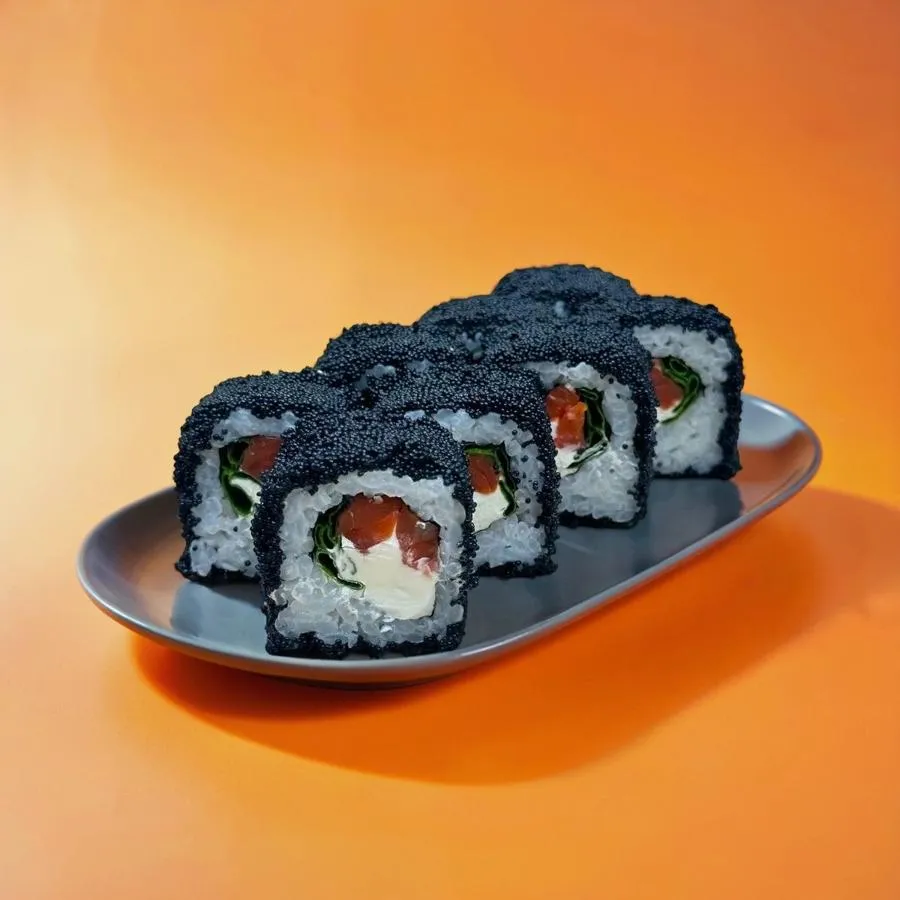 Черный копченый